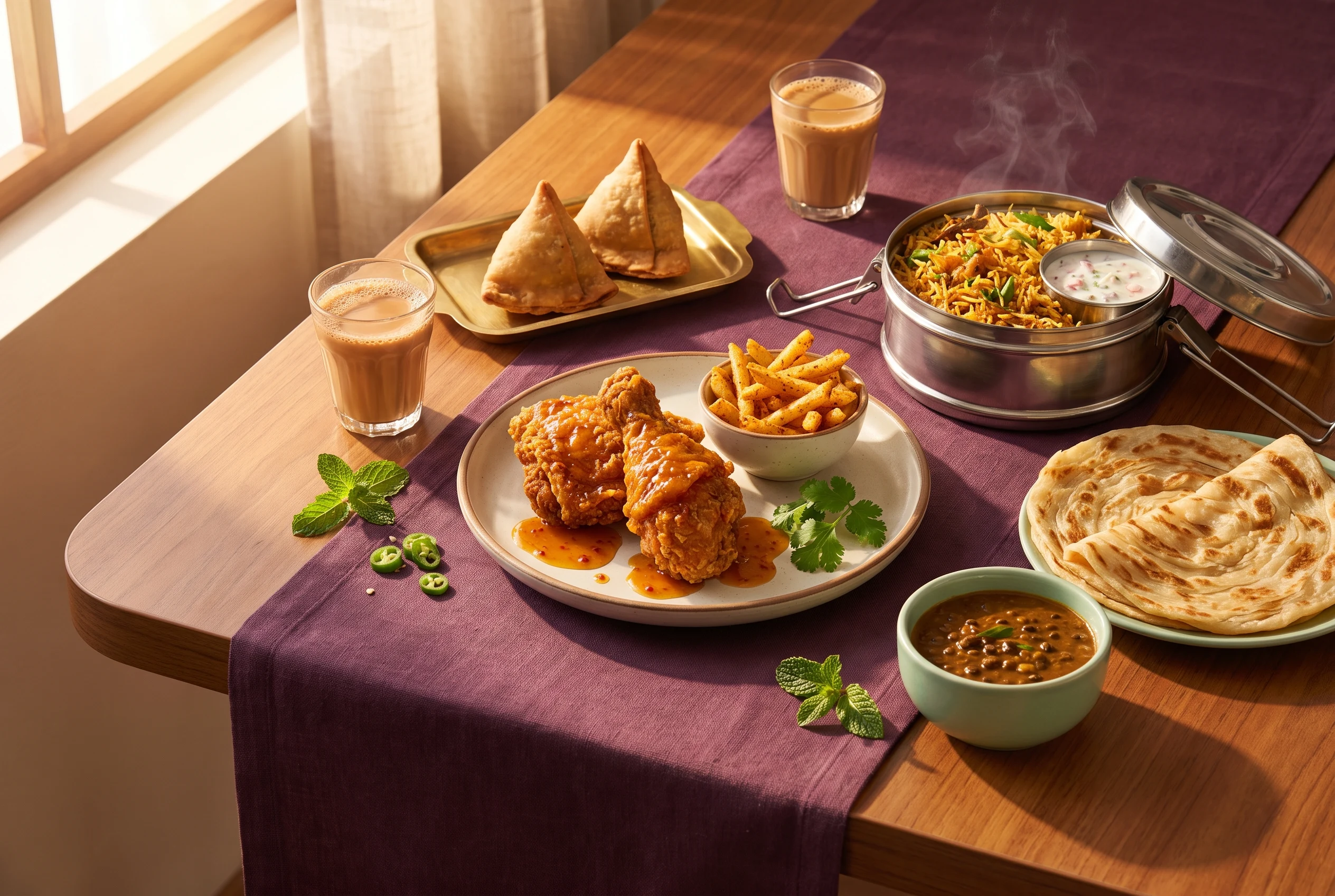 Representative affordable quick meal for the Abu Hail fast-food guide