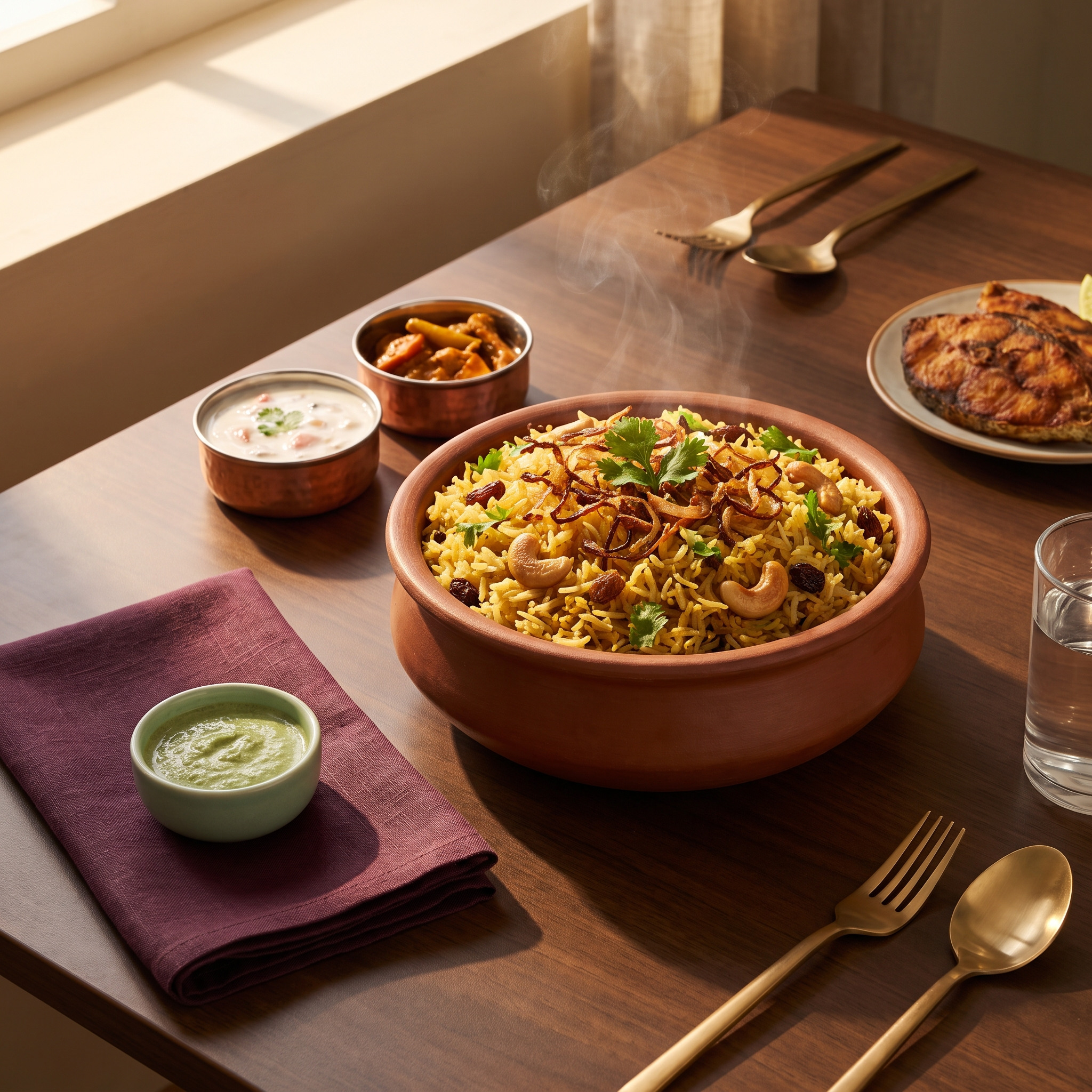 Editorial food image for Malabar Biryani in Dubai: Rice, Flavour and Pairings