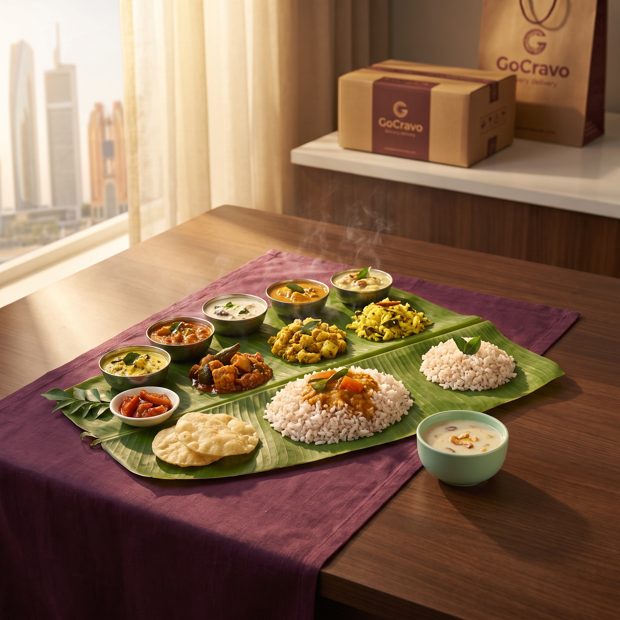 Editorial food image for How to Order Onam Sadya Online in Dubai