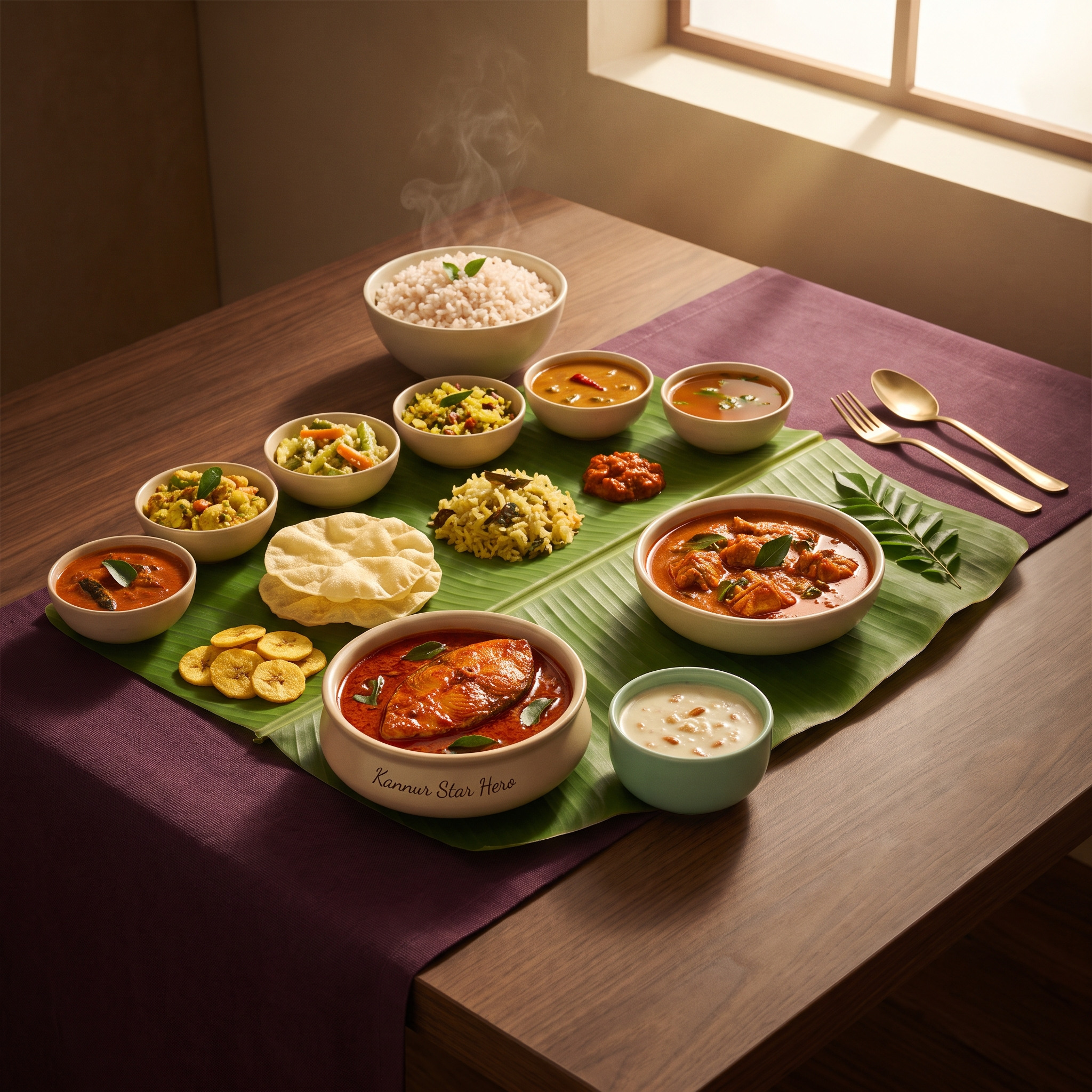 Editorial food image for Kannur Star Onam Sadya in Al Warqa: Menu, Price and Free Delivery